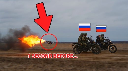 20K views · 493 reactions | FULL THROTTLE IMPACT! FPV DRONE STRIKES MOVING RUSSIAN MOTORCYCLE CONVOY! | Military Update | Facebook