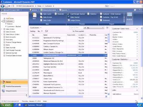Microsoft Dynamics NAV: Receivables (Part 1 of 4)