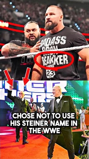 Why Bron Breakker Chose NOT To Use His Steiner Name In WWE 😨 #shorts