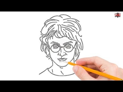 How to Draw Harry Potter Step by Step Easy for Kids/Beginners – Simple Drawing Tutorial