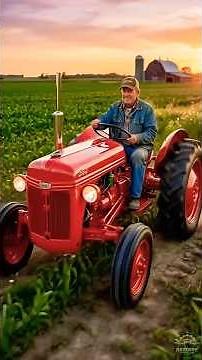 Junkyard Ford 8N Tractor → Full Restoration 😲 | Satisfying Tractor Repair #shorts