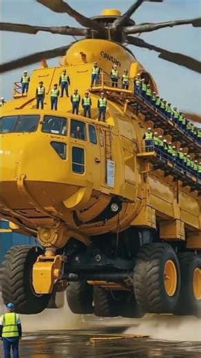 World’s Biggest Flying Machine? 🚁💥 Giant Heavy Lift Vehicle in Action