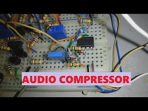 Audio Compressor on Breadboard, using the VCA from previous video