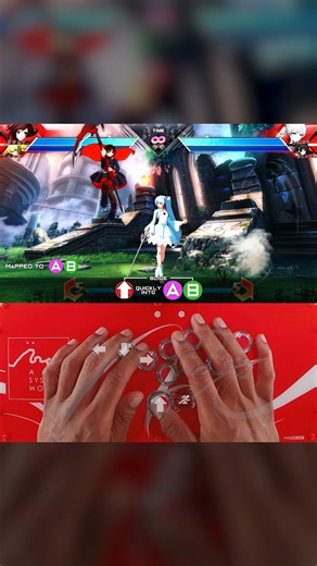 Hit Box | Instant Airdash in BBTAG By using the C.O.M.B.O. Extension on the ArcSys Hit Box CLASSIC you can easily input instant airdashes. Slide... | Instagram