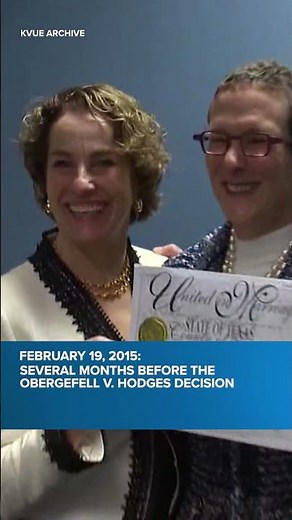 First Same Sex Marriage License in Texas