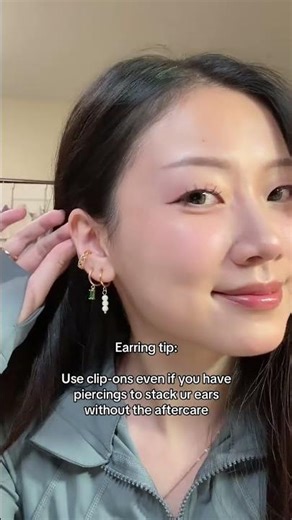 Pierced AND clip-ons? Yes📎✨