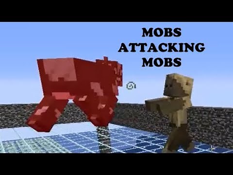 Forcing Mobs to Fight Each Other in Minecraft (1.16)