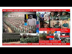 8/12/UE SANCTIONNE ARMEE RWANDAISE-M23,FATSHI A KITONA-FARDC DEMANDE DES ARMES POUR ATTAQUER RWANDA