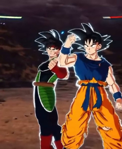 Fusión de Goku y Bardock en Dragon Ball
