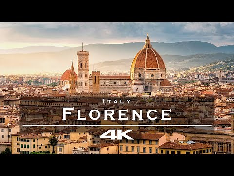 Florence / Firenze, Italy 🇮🇹 - by drone [4K]