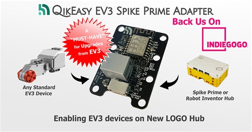 Seamlessly run EV3 Motor or Sensor on New LEGO hub by NovaVolta Limited - Indiegogo