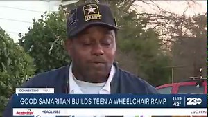 903K views · 45K reactions | A LITTLE GOOD NEWS: A North Carolina teenager needs a wheelchair to get around. And she needs her father's help to get into her home each day. At least she did until a good samaritan driving by happened to notice the struggle and offered to help in a big way! | 23ABC Bakersfield | Facebook