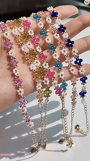 DIY Turquoise Crystal with Daisy Bracelet 🌟 | Wedding Decoration Ideas