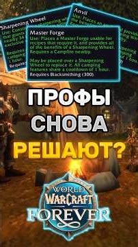 НОВАЯ СИСТЕМА WOW FOREVER ЗАСТАВИТ ИГРОКОВ СОБИРАТЬСЯ У КОСТРА #worldofwarcraft