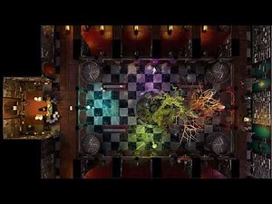 Arcane Library 1F | Battlemap Demo | Beneos Animated DnD TTRPG Foundry VTT Maps and Sceneries