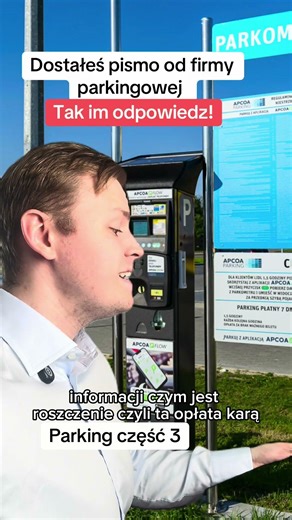 Dostałeś pismo od firmy parkingowej- tak im odpowiedz! #centrumtheone