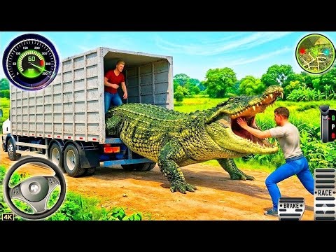 Animal Cargo Truck Driving Game 3D - Animal Transport 🐊Cargo Truck 2024 - Android Gameplay