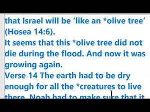 Genesis Chp 8-16 read along Easy English Audio Bible Commentary for ESL, Large Font