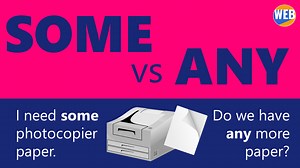 How to use SOME and ANY - Quiz   Audio (25 real examples) - World English Blog