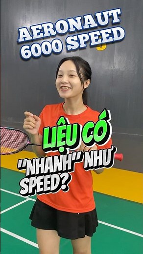 Test AERONAUT 6000 SPEED - Is It As Fast As Rumored ???#badminton #vnb #caulong #shorts