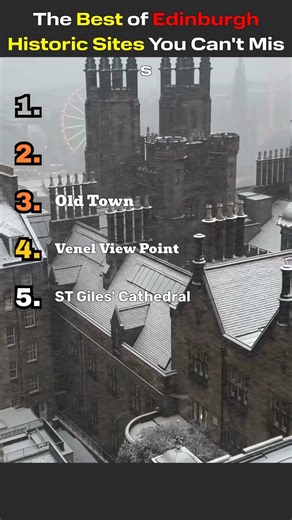 The Best of EdinburghHistoric Sites You Can't Mis #shorts