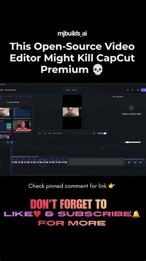This Open-Source Video Editor Might Kill CapCut Premium 💀 #opensource
