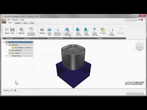 Netfabb Simulation - Running a Part Level Analysis
