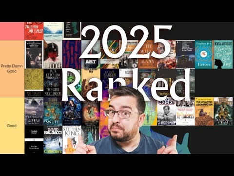 Ranking the 72 Books I Read in 2025 on Tier List