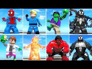 All Character Transformations in LEGO Marvel Super Heroes 1
