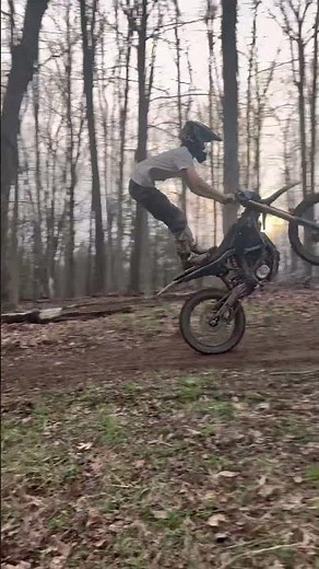 Wheelie landing on surron ultra bee
