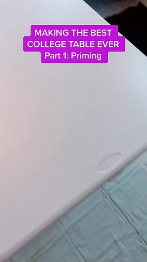 Part 1 of making a college table! Follow for Part 2 coming tomorrow! #MMMDrop #tiktokprom #minitutorials #quarantine #college #diy #fyp