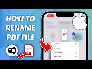 How to Rename PDF File on iPhone - Quick and Easy Guide!