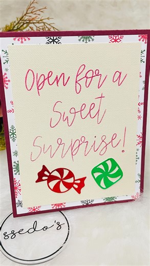 ssedoscreations | A twist & fold card with full gingerbread man vibes 🍬✨ #ChristmasCrafts #GingerbreadMan #HandmadeCards #HolidayDIY #Cardmaking #cricutmade... | Instagram