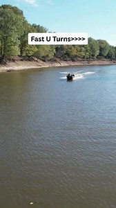 Swift and smooth U-turns with Excel Boats. Not many boats can get around like this. 🚤 #ExcelBoats #OnADime #fishing #hunting | Excel Boats