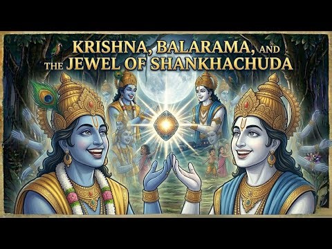 Krishna, Balarama, and the Jewel of Shankhachuda #krishna #krishnastory #krishnastories #mythology