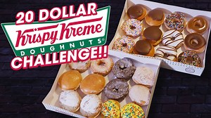 Krispy Kreme Doughnuts Fast Food Challenge!!