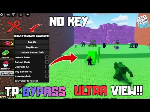 [💸 NO KEY] Escape Tsunami For Brainrots Script – NO KEY | AUTOFARM | AUTO COLLECT | REMOVE TSUNAMI
