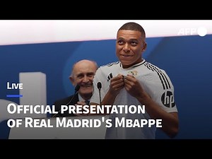 🔴 LIVE: Official presentation of Real Madrid's Kylian Mbappe