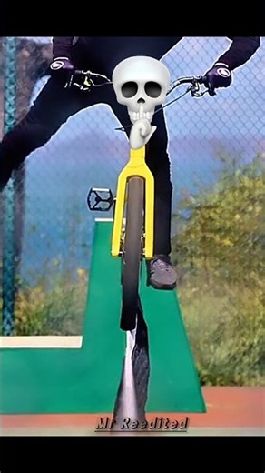 Craziest Cycling Skill #trollface #shorts #edit