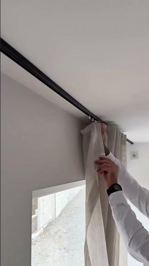 Snake Curtain Track Installation | Easy DIY Guide #homedecor #curtains #interiordesign#change #home