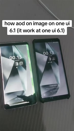 How to Set AOD Background on One UI 6.1 Samsung