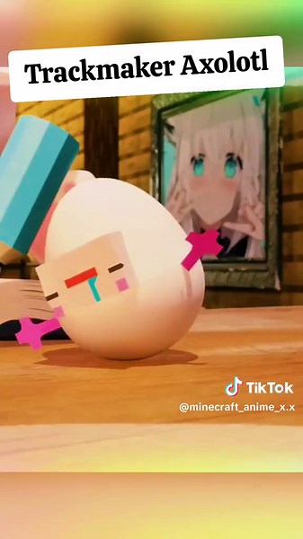 Apple Axolotl's animation #animation #minecraftmemes #minecraftfunny #minecraft #animation