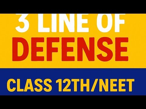 #Immunity #3 Lines of Defense #biology #class 12th #neet by Dr.manoj Giri Sir @Dr.mkg transformation