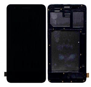 LCD with Touch Screen for LG K7 2017 - Black (display glass combo folder)