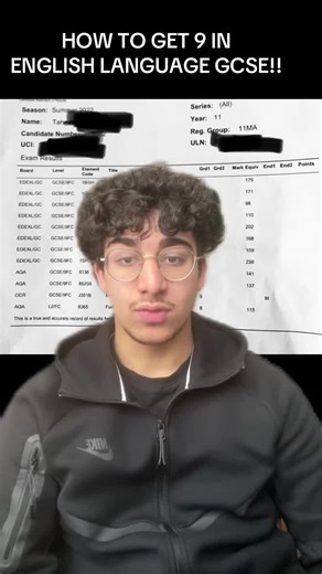 How to Achieve a Grade 9 in English Language GCSE