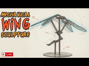 Building a Mechanical Sculpture: Handmade Moving Wings🪽