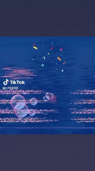 Charming Animated Bubbles and Confetti in Night Sky