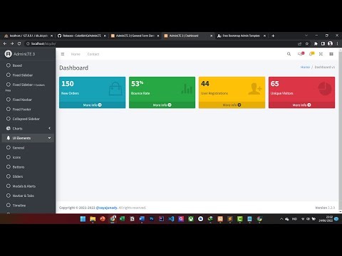 Part 1 - Implementasi AdminLTE ke Project
