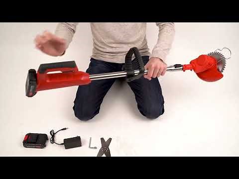Motocoasa electrica cu 2 acumulatori, trimmer 24 V