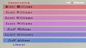 Typefaces have personality – and can be political